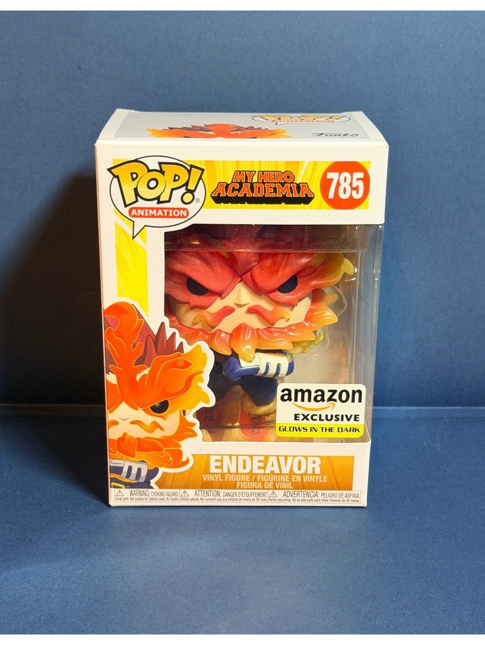 Funko Pop My Hero Academia Endeavor #785 Glow in the Dark Amazon Exclusive